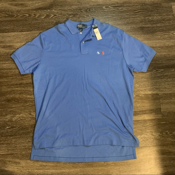 Polo Ralph Lauren Men’s Blue Polo XL, New With Tags - Picture 1 of 8